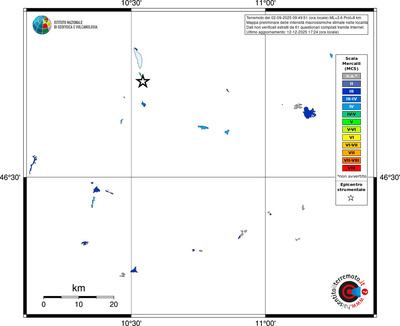 Mappa MCS - territori località