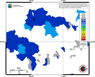 Mappa MCS - territori comuni