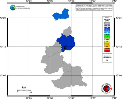 Mappa EMS - territori comuni