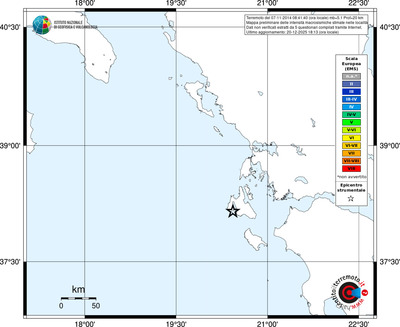 Mappa EMS - territori località