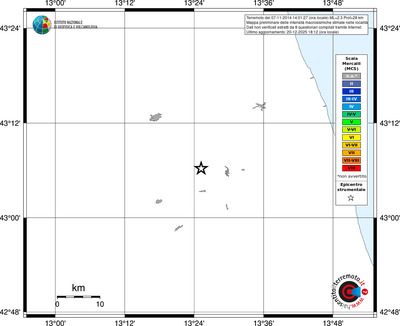 Mappa MCS - territori località