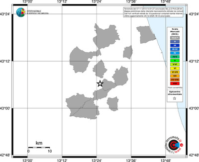 Mappa MCS - territori comuni