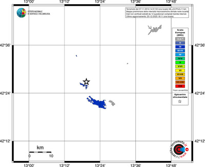 Mappa EMS - territori località
