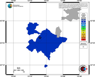Mappa EMS - territori comuni