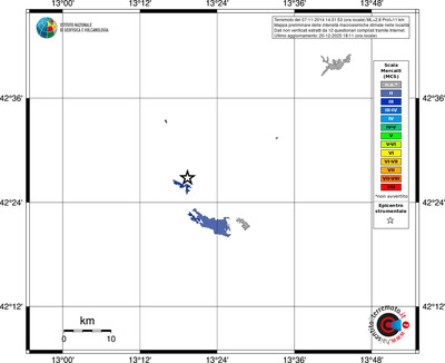 Mappa MCS - territori località