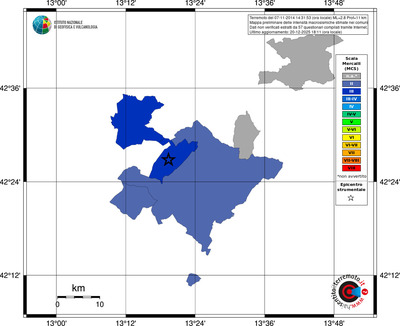 Mappa MCS - territori comuni