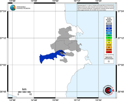 Mappa EMS - territori comuni