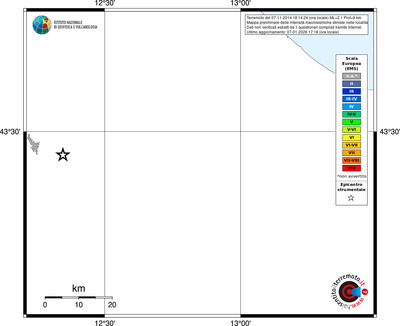 Mappa EMS - territori località