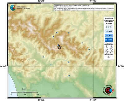 Mappa comuni con almeno 3 questionari