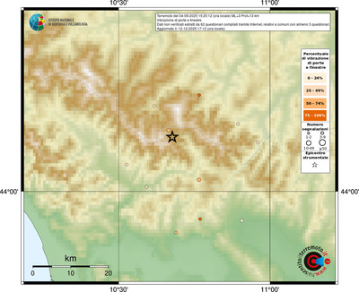 Mappa comuni con almeno 3 questionari