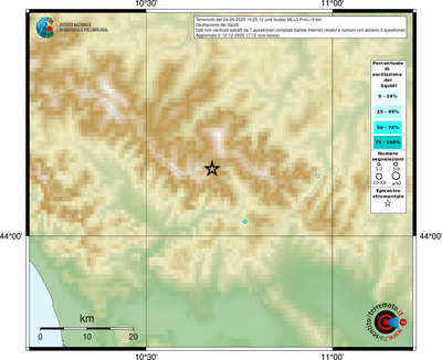 Mappa comuni con almeno 3 questionari