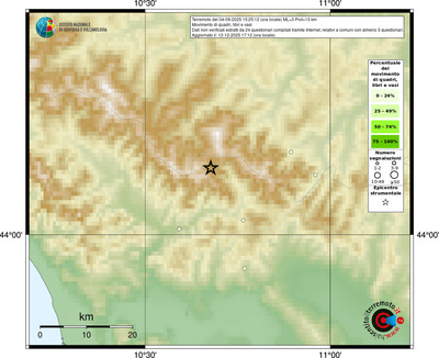 Mappa comuni con almeno 3 questionari