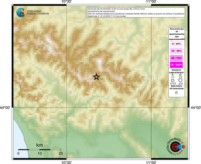 Mappa comuni con almeno 3 questionari