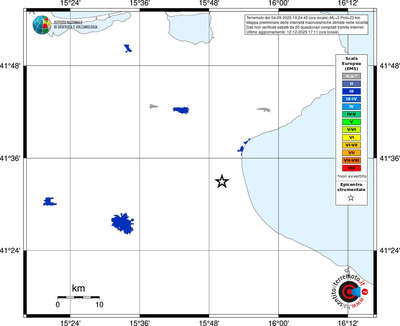 Mappa EMS - territori località