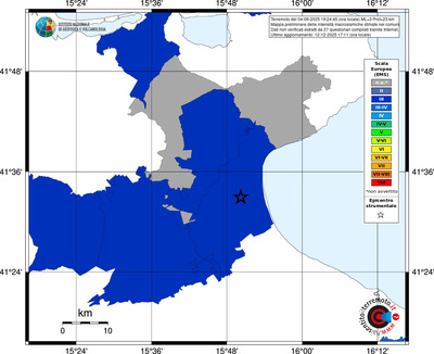 Mappa EMS - territori comuni