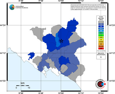 Mappa MCS - territori comuni