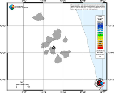 Mappa EMS - territori comuni
