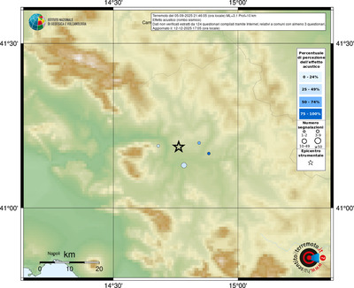 Mappa comuni con almeno 3 questionari