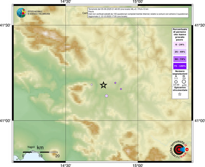 Mappa comuni con almeno 3 questionari