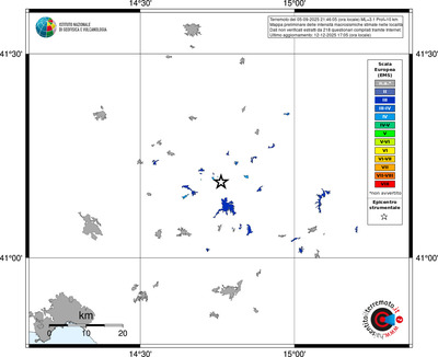 Mappa EMS - territori località