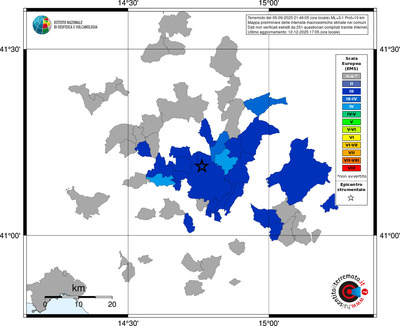 Mappa EMS - territori comuni
