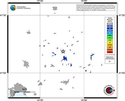 Mappa MCS - territori località