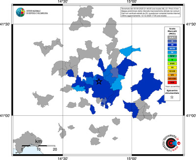 Mappa MCS - territori comuni