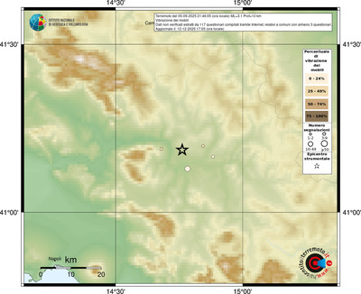 Mappa comuni con almeno 3 questionari