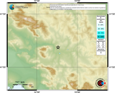 Mappa comuni con almeno 3 questionari