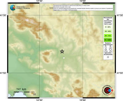 Mappa comuni con almeno 3 questionari