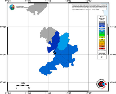 Mappa MCS - territori comuni