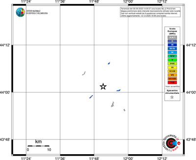 Mappa EMS - territori località