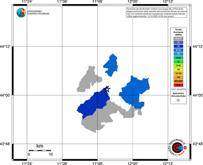 Mappa EMS - territori comuni