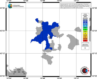 Mappa EMS - territori comuni