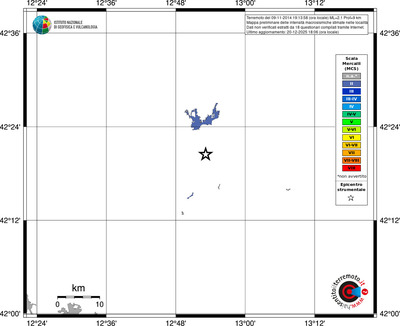 Mappa MCS - territori località