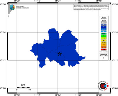 Mappa EMS - territori comuni