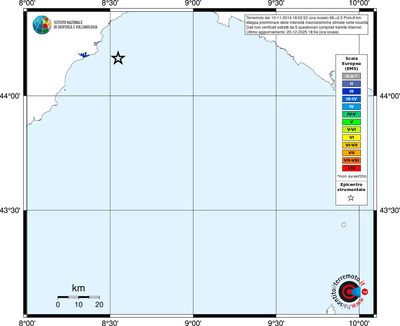 Mappa EMS - territori località