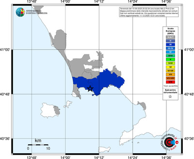Mappa EMS - territori comuni