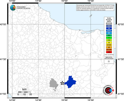 Mappa EMS - territori comunali