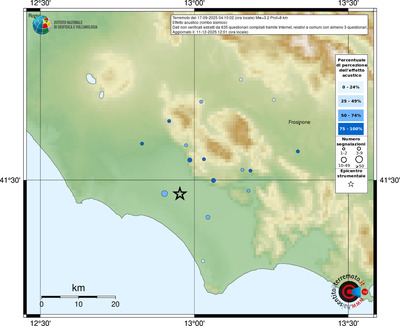 Mappa comuni con almeno 3 questionari