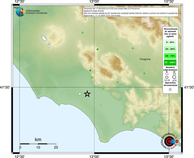 Mappa comuni con almeno 3 questionari
