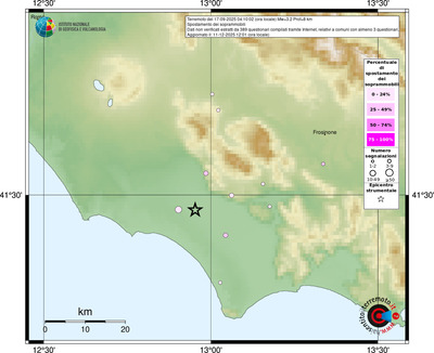 Mappa comuni con almeno 3 questionari