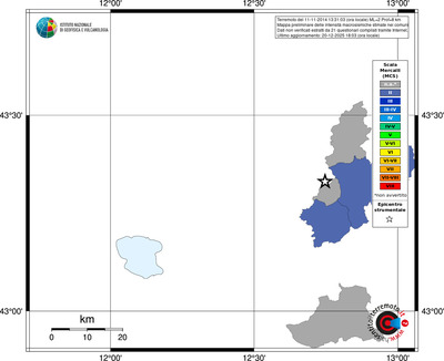Mappa MCS - territori comuni