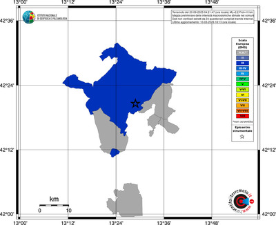 Mappa EMS - territori comuni
