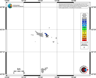 Mappa MCS - territori località