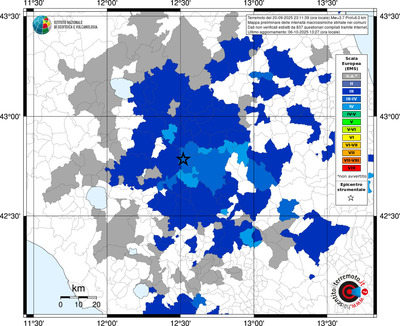 Mappa EMS - territori comunali