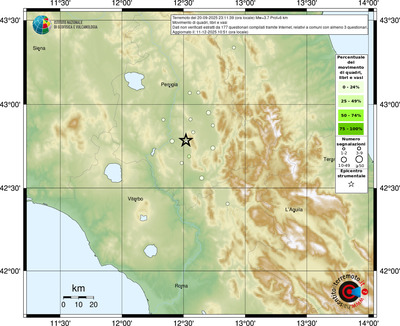 Mappa comuni con almeno 3 questionari