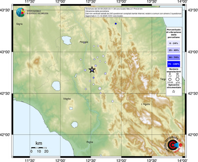 Mappa comuni con almeno 3 questionari