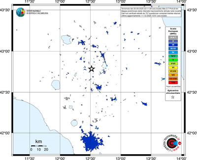 Mappa EMS - territori località