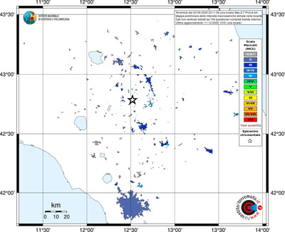 Mappa MCS - territori località